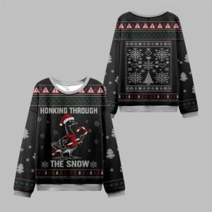 2025 Christmas Honking Through the Snow Ugly Sweater 1 1