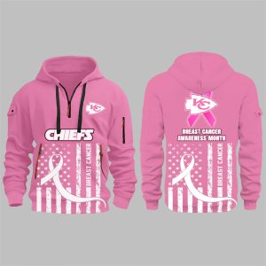30 2025 KC Chiefs Breast Cancer Awareness Month Hoodie