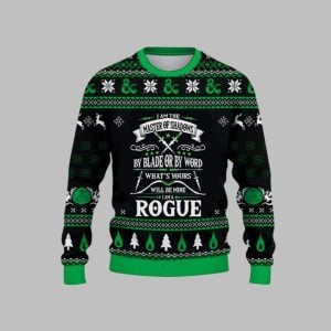 2025 Christmas DnD I Am The Master Of Shadows Ugly Christmas Sweater 1 1