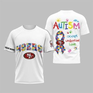 2025 49ers Autism Accept Understand Love Shirt 1 1