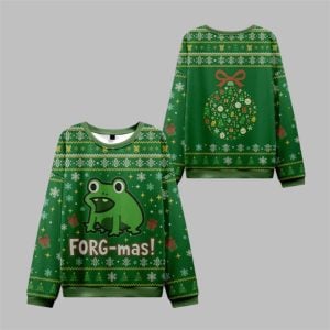 2025 Christmas Frog-mas Ugly Christmas Sweater
