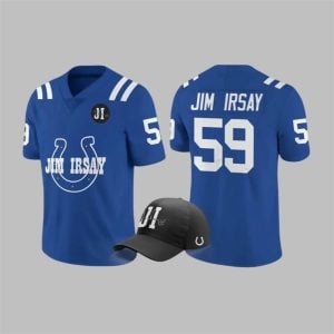Jim Irsay Colts Blue Heart Football Jersey 1 1