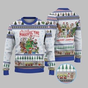 2025 Christmas Toy Story The Most Wonderful Time Of The Year Ugly Sweater 1 1