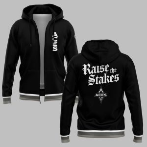 0 2025 LV Aces Raise The Stakes Zip Hoodie