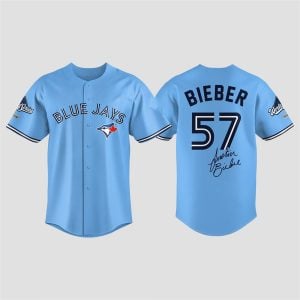 Justin Bieber Blue Jays World Series 2025 Jersey