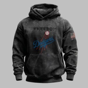 LA Dodgers Freedom Flag 2025 Hoodie 1 1