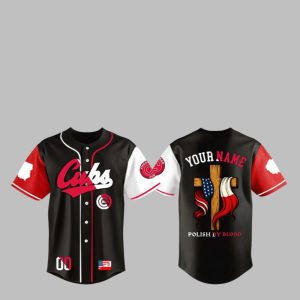 2025 Cubs Polish Heritage Night Polish By Blood Jersey 1 1