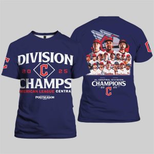 Guardians 2025 AL Central Division Champions Shirt