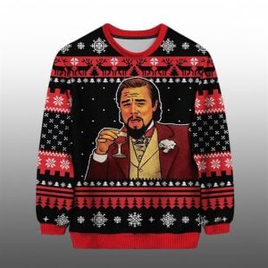 2025 Christmas Leonardo DiCaprio Meme Ugly Christmas Sweater 1 1
