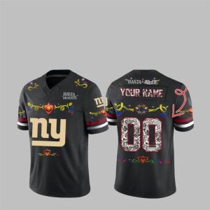 2025 NY Giants Hasta la Muerte Jersey 1 1