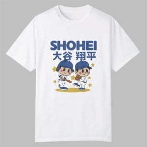 Shohei Ohtani Superstar Cartoon Baseball Shirt 0 0