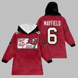 2025 Raise The Hags Buccaneers Blanket Hoodie 1