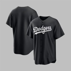 2026 Los Angeles Dodgers Black And White Jersey 1 1