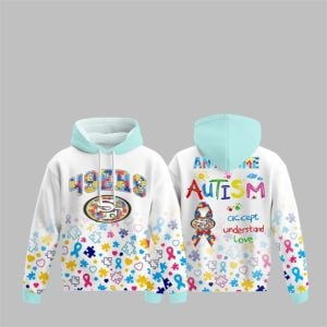 49ers Autism Accept Understand Love 2025 Hoodie 1 1