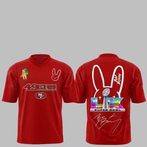 0 49ers Bad Bunny Halftime Show 2025 2026 Jersey