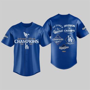 Dodgers National League Champions World Series 2025 Jersey 1