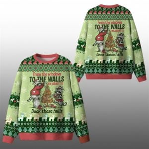 2025 Christmas I'm About To Deck These Halls Ugly Sweater