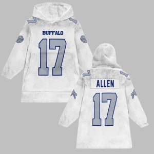 Josh Allen Bills Rivalries Cold Front Unisex Blanket 0