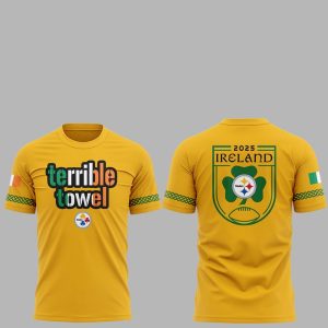 0 Steelers Terrible Towel 2025 Ireland Shirt
