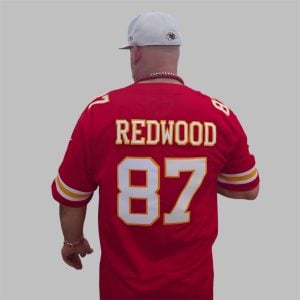 KC Chiefs Travis Kelce Redwood 87 Jersey