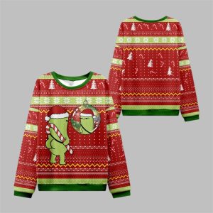 2025 Christmas Cucumber Ugly Christmas Sweater 1 1