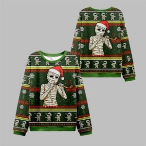 2025 Christmas Unique Mummy Funny Ugly Sweater 1 1
