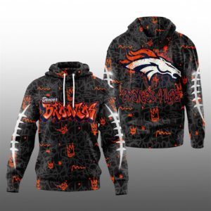2025 Broncos Graffiti For Life Hoodie 1 1