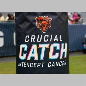 2025 Chicago Bears Crucial Catch Flag 1