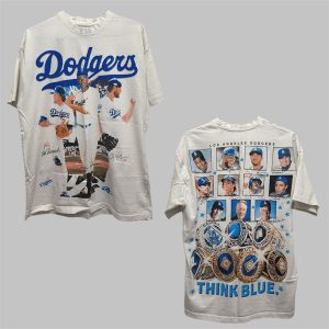 0 Los Angeles Dodgers Think Blue Shirt 0 0