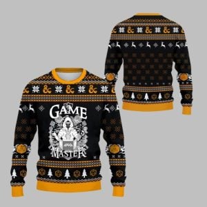 2025 Christmas DnD Game Master Ugly Christmas Sweater 1 1