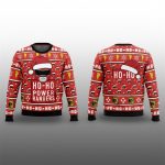 2025 Christmas Ho Ho Power Rangers Ugly Sweater