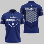 2025 Dodgers Win World Series Polo Shirt