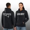 0 2025 New England Patriots Army Hoodie 2