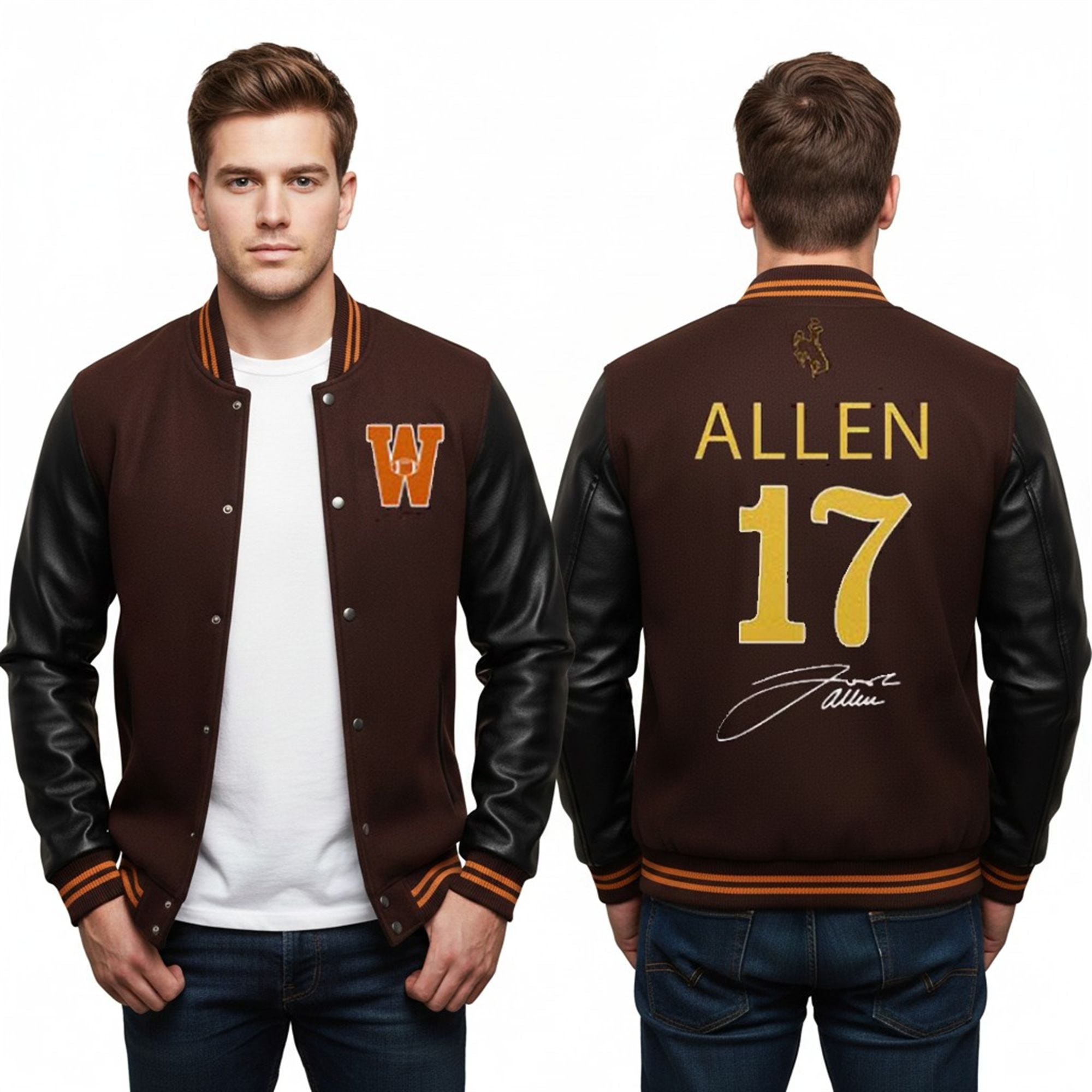 0 2025 Wyoming Cowboy Josh Allen Once A Poke Signature Jacket 2 0 2025 Wyoming Cowboy Josh Allen Once A Poke Signature Jacket 2