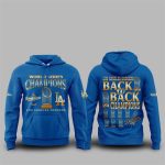 Dodgers World Series Back To Back Champions 2024 2025 Hoodie