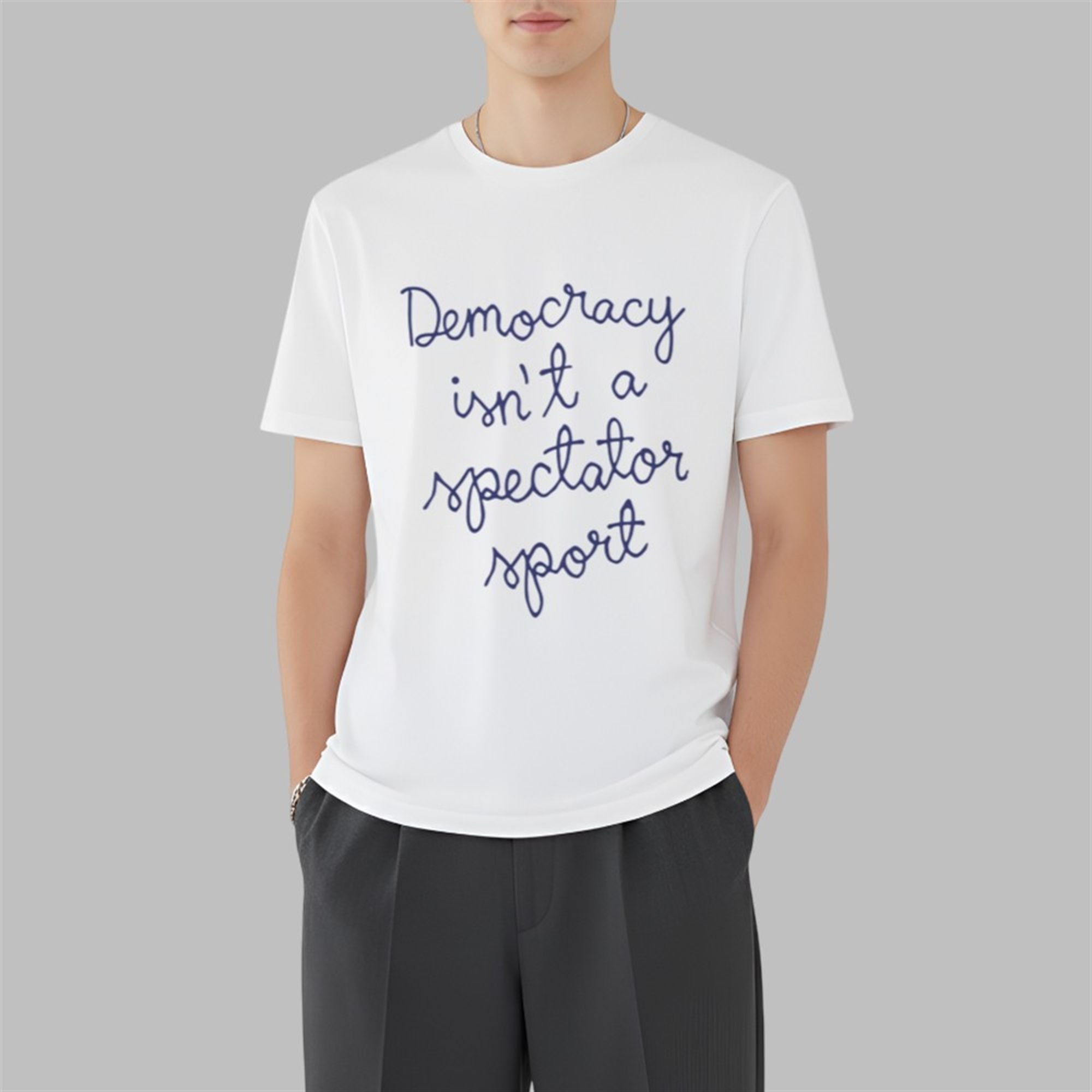 Nicole Wallace Democracy Is Not A Spectator Sport Shirt 3 0 Nicole Wallace Democracy Is Not A Spectator Sport Shirt 0 0 3