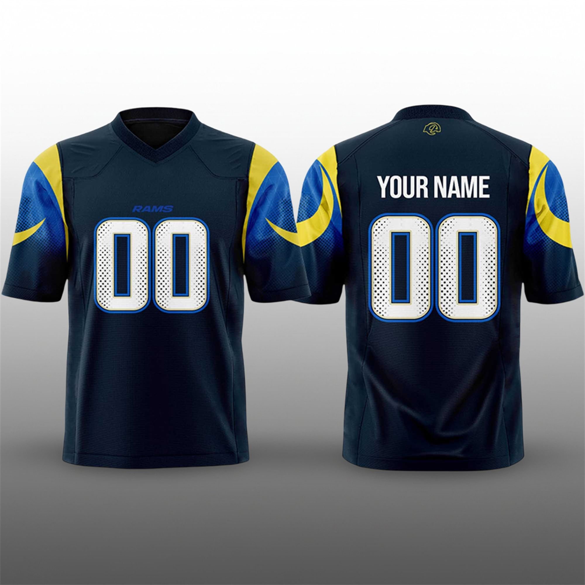 0 Rams Rivalries Mid Night Mode Uniforms 2025 Football Jersey 0 Rams Rivalries Mid Night Mode Uniforms 2025 Football Jersey