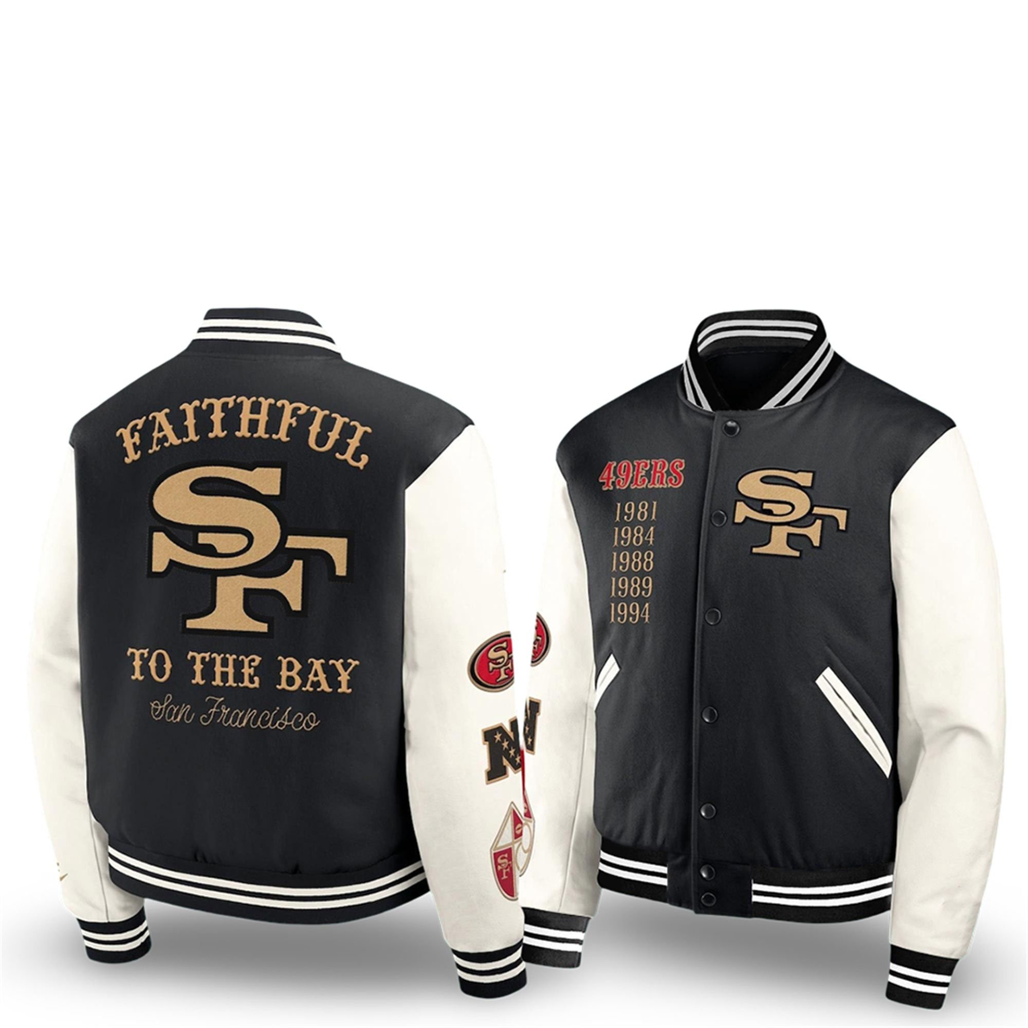 2025 49ers Faithful To The Bat San Francisco Rivalries Jacket 2 1 2025 49ers Faithful To The Bat San Francisco Rivalries Jacket
