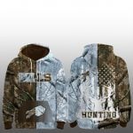 2025 Bills Gridiron Wilderness Deer Hunter Hoodie