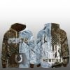 1 2025 Colts Gridiron Wilderness Deer Hunter Hoodie