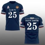 2025 Navy Midshipmen 250Th Anniversary Shirt