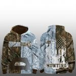 2025 Seahawks Gridiron Wilderness Deer Hunter Hoodie