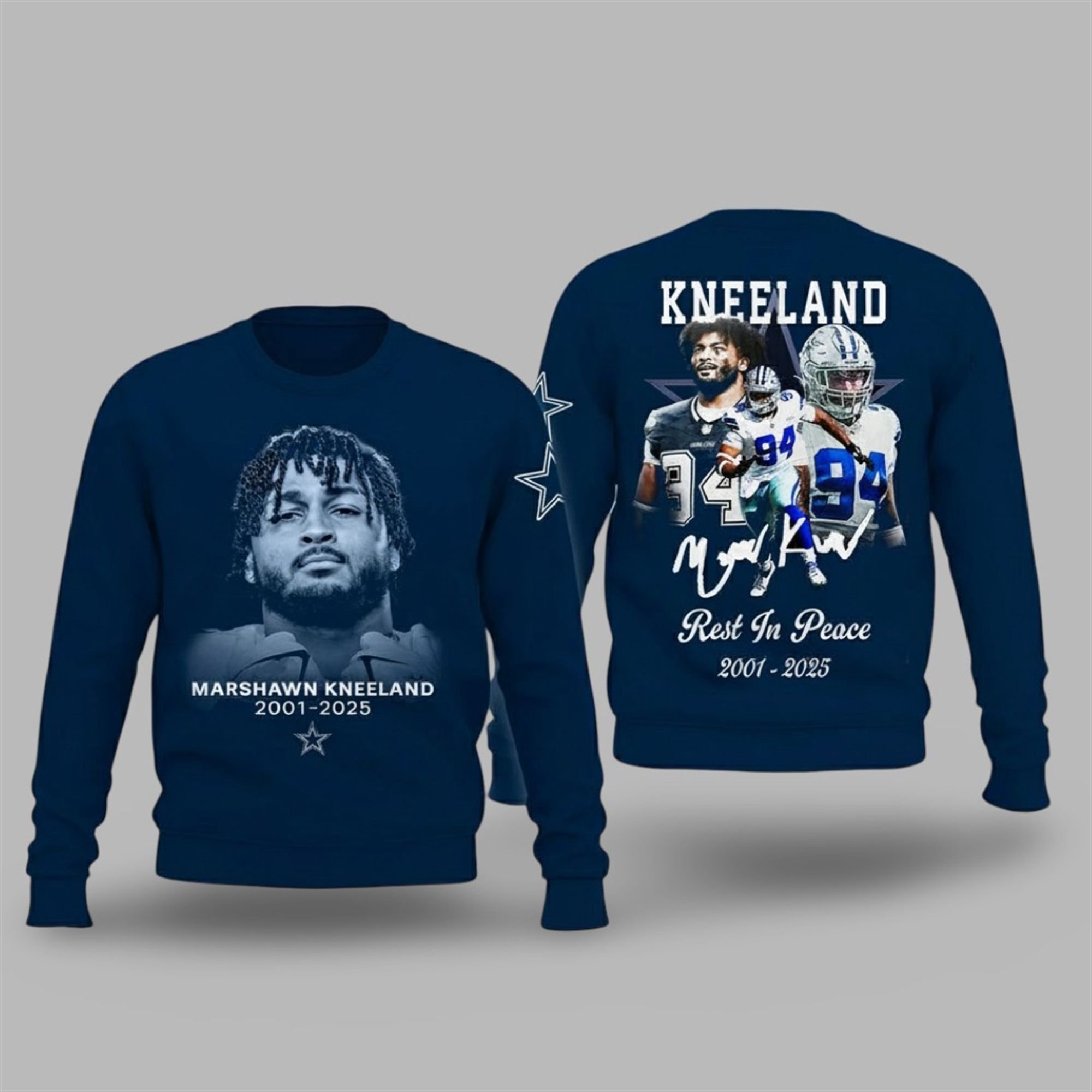 Cowboys Marshawn Kneeland 94 Thank You For The Memories Shirt 3 1 Cowboys Marshawn Kneeland 94 Thank You For The Memories Sweatshirt 1