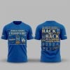 1 Dodgers World Series Back To Back Champions 2024 2025 Shirt