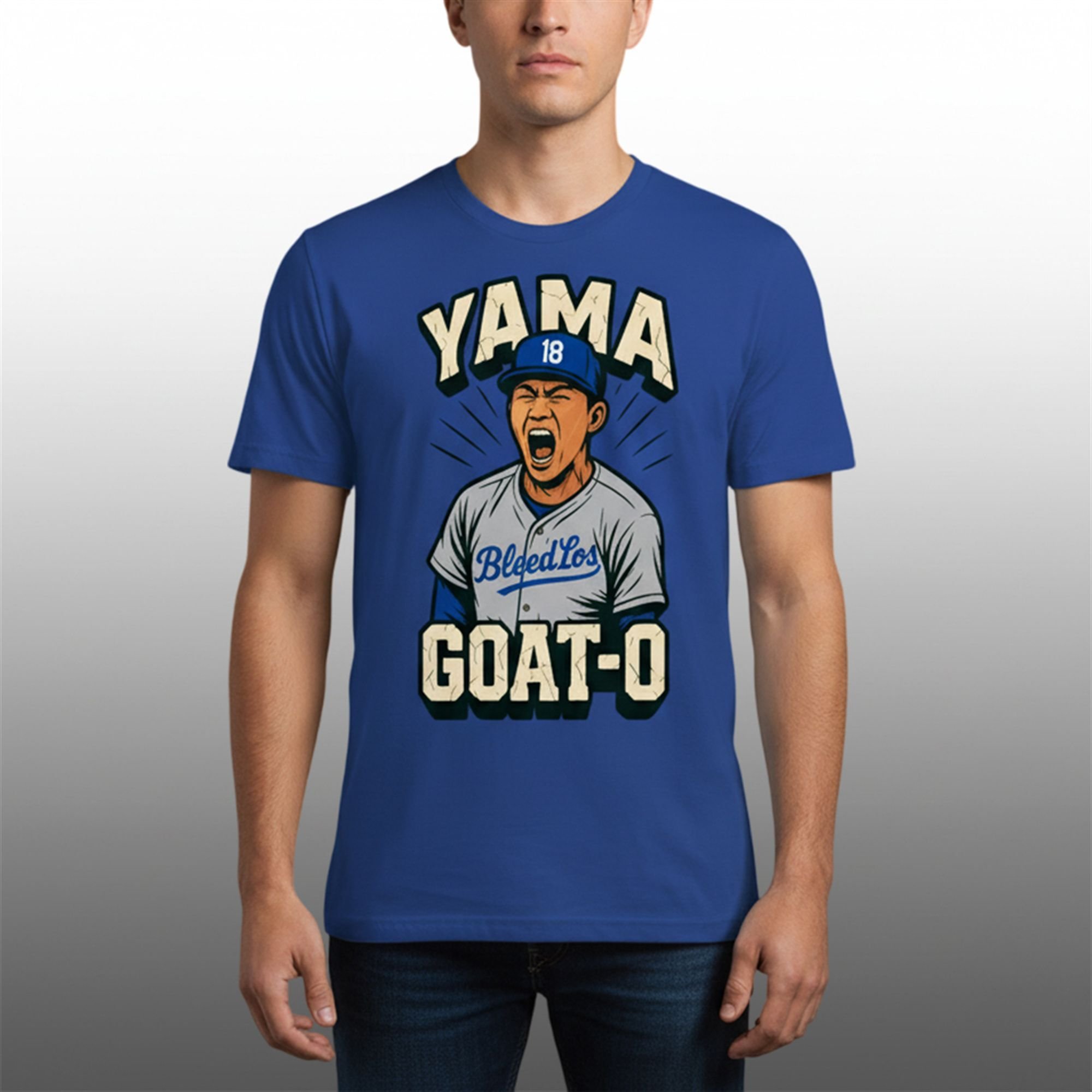 Dodgers Yoshinobu Yamamoto Yama Goat-O Shirt Dodgers Yoshinobu Yamamoto Yama Goat-O Shirt