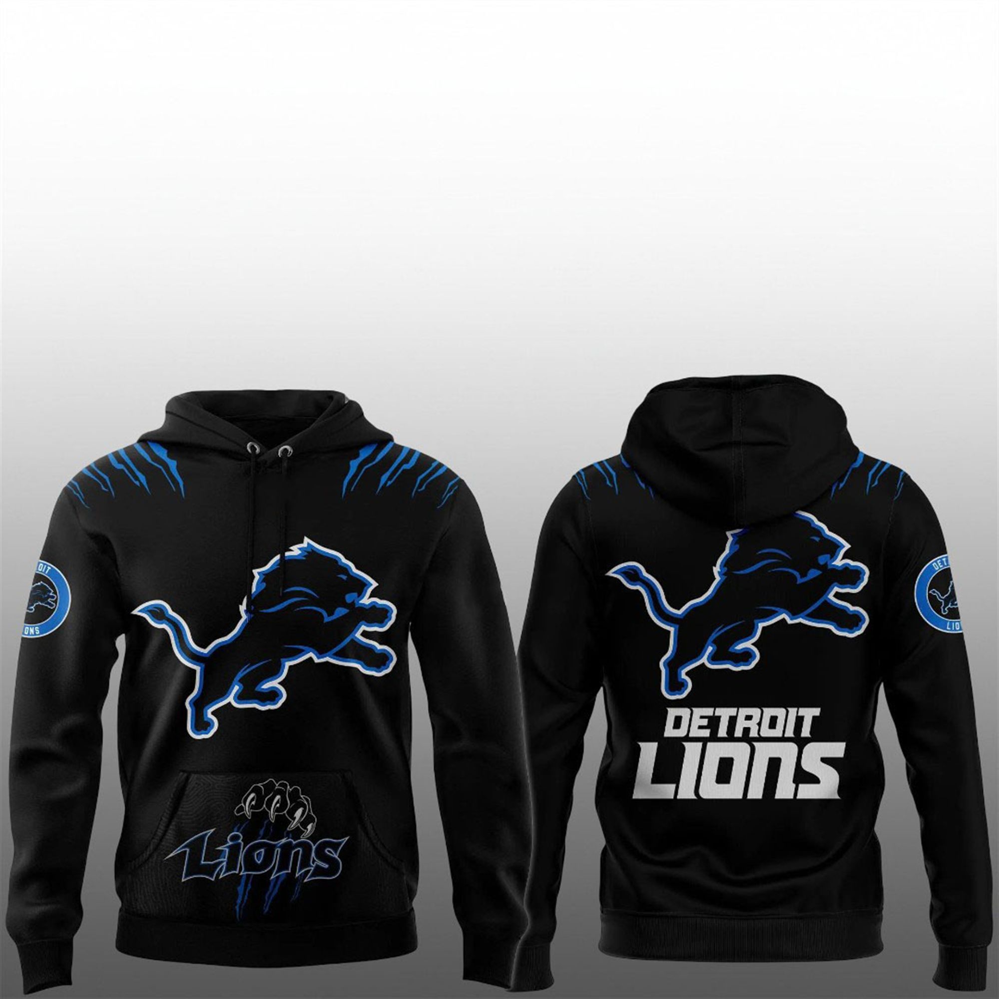 10 2025 Lions Back In Black Hoodie 10 2025 Lions Back In Black Hoodie