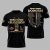 Dodgers 2025 World Series Champions All Team Gold Shirt 10 12 Dodgers 2025 World Series Champions All Team Gold Shirt