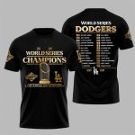 Dodgers 2025 World Series Champions All Team Gold Shirt