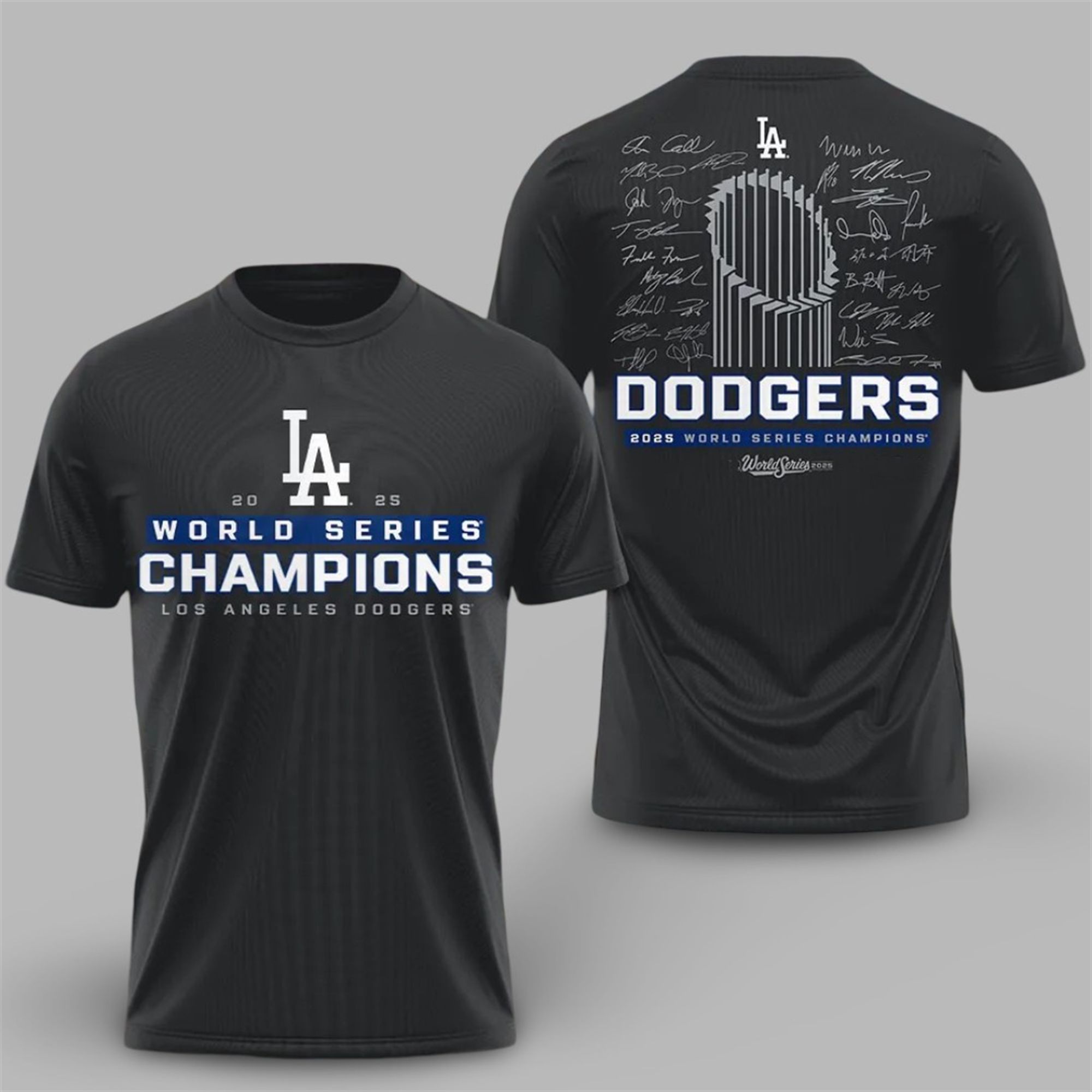 12 LA Dodgers Win 2025 World Series Signature Shirt 12 LA Dodgers Win 2025 World Series Signature Shirt