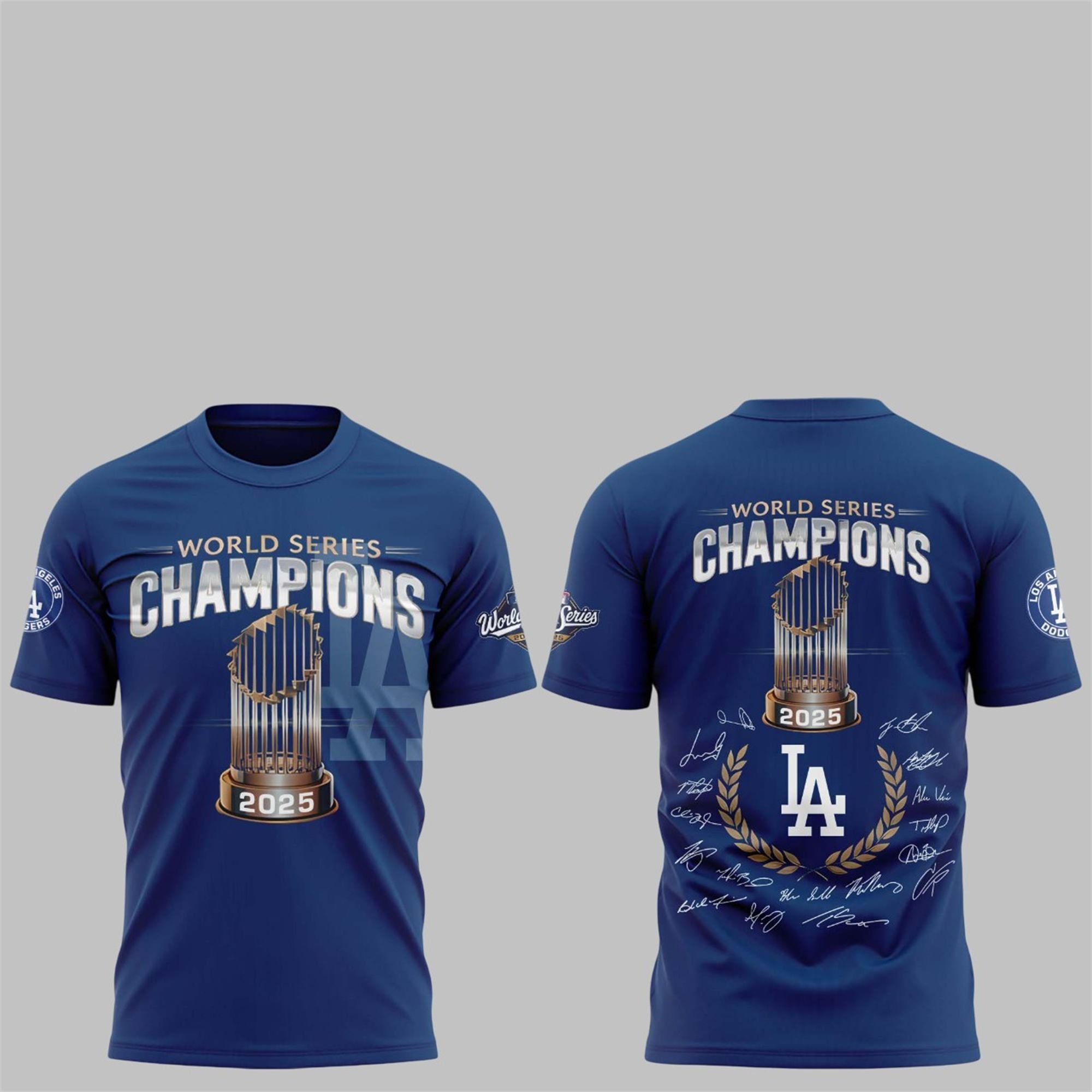 18 LA Dodgers Win World Series 2025 Signature Shirt 18 LA Dodgers Win World Series 2025 Signature Shirt